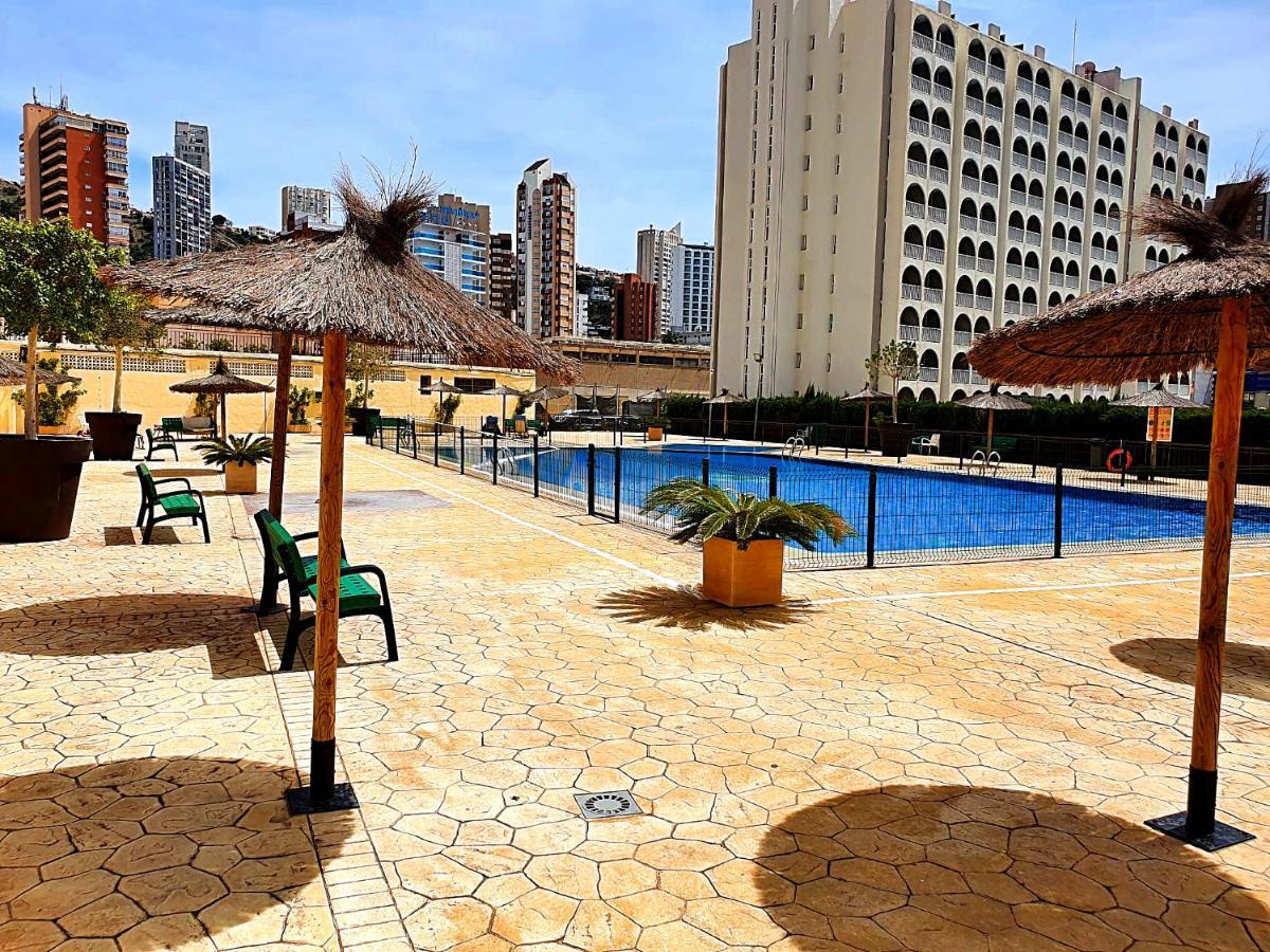One Bedroom Flat With Shared Pool In Acuarium II Benidorm Exterior foto